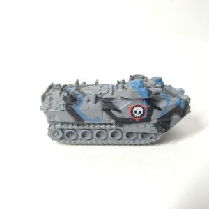 Micro Machines Military AAVP-7A1 Tank Galoob Blue Gray Camo Skull